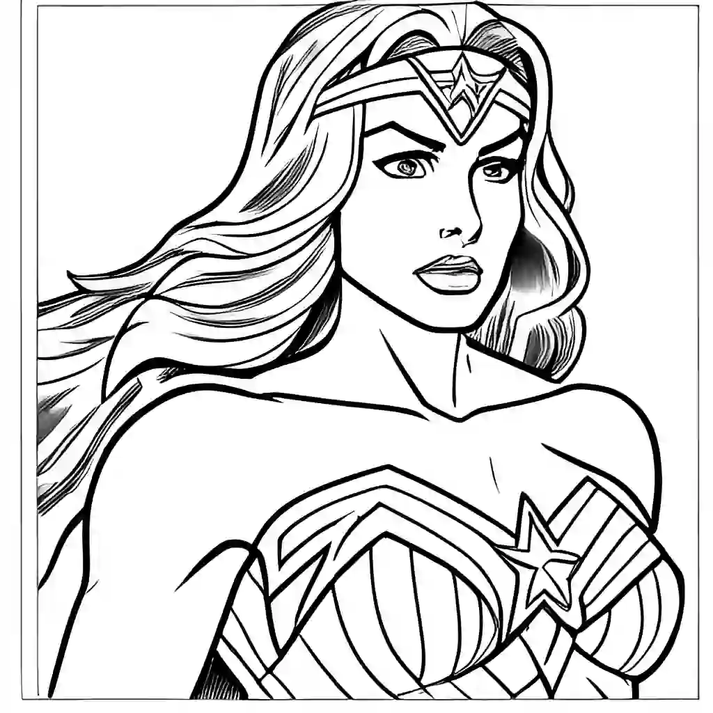 Wonder Woman coloring pages
